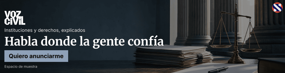 Habla donde la gente confía — espacio publicitario disponible en Voz Civil